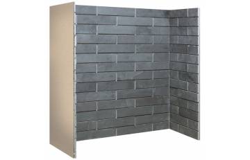 Porcelain Slate Brick Bond Chamber