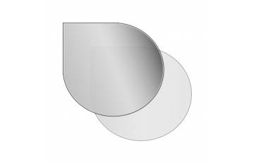 Polished Granite Teardrop Hearth