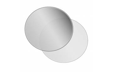 Smoked Glass Circular Hearth