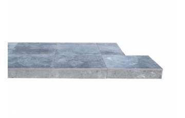 Steel Grey Tiled Hearth