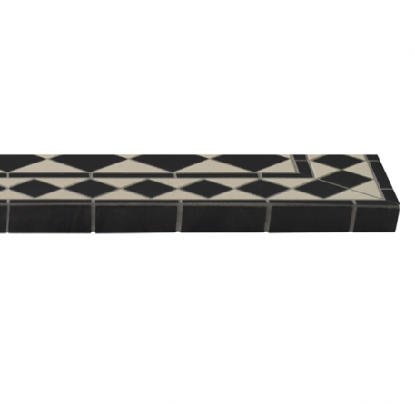 Harlequin Tiled Hearth