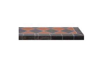 Diamond Quarry Black/Red Hearth