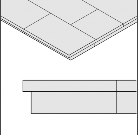 Honed Granite Hearth M2M