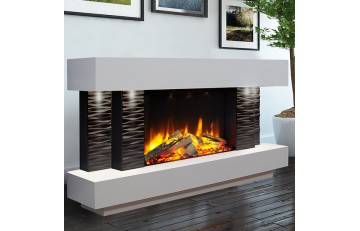Ultiflame VR Toronto S-600 Illumia - Textured Black and White